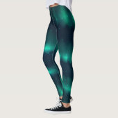 Snowfall Aurora Borealis - noordelijk licht Leggings (Links)