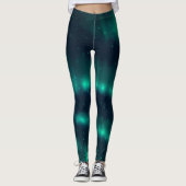 Snowfall Aurora Borealis - noordelijk licht Leggings (Voorkant)