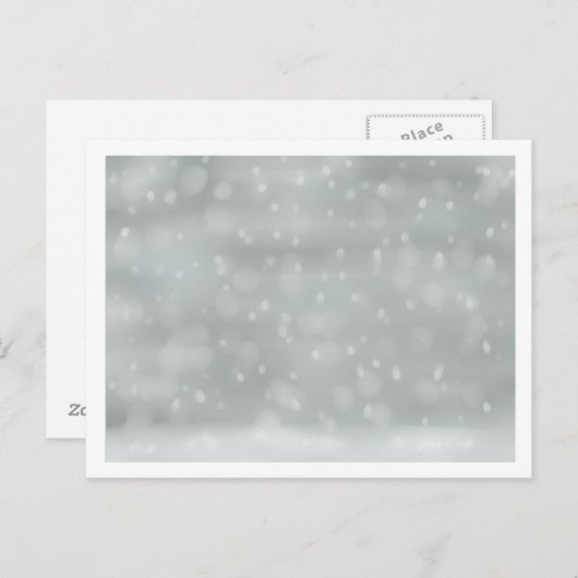 Snowfall Briefkaart (Voorkant / Achterkant)