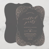 Snowfall Cocktail Party Uitnodiging (Voorkant / Achterkant)