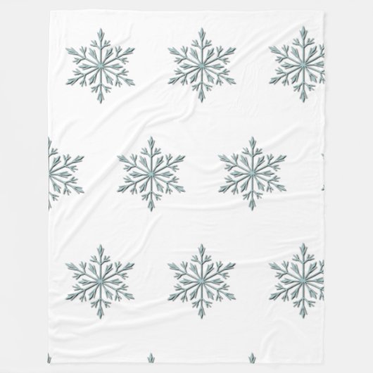 Snowfall Fleece Deken (Voorkant)