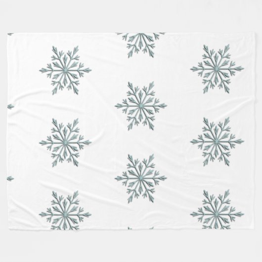 Snowfall Fleece Deken (Voorkant (Horizontaal))