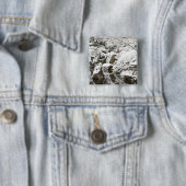 Snowfall in Portland Japanse tuin, 2 Vierkante Button 5,1 Cm (In situ)