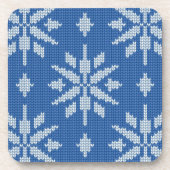 Snowfall Knit Bier Onderzetter (Voorkant)