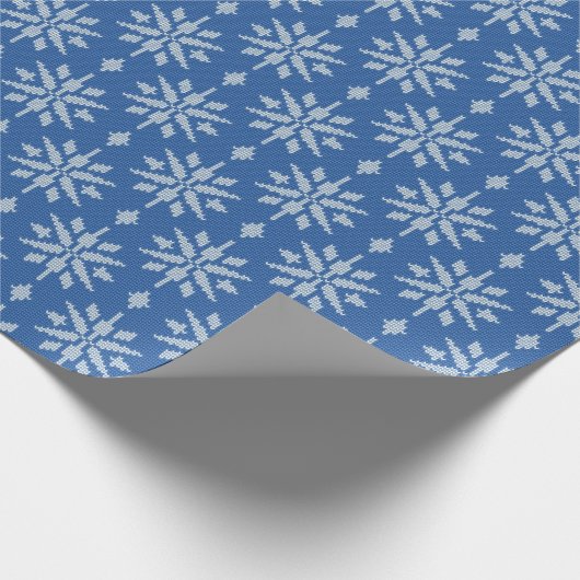 Snowfall Knit  Cadeaupapier (Hoek)
