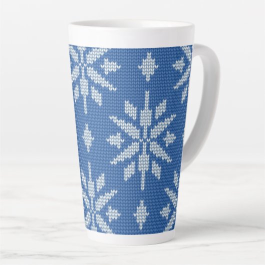 Snowfall Knit Latte Mok (Rechterhoek)