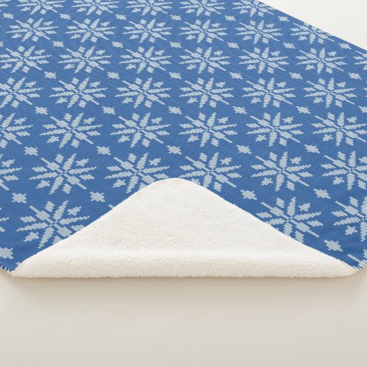 Snowfall Knit Sherpa Deken (3/4)