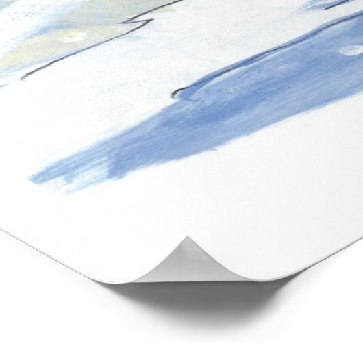 Snowfall Lagoon Poster (Hoek)