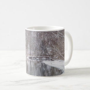 Snowfall over de Finley Koffiemok