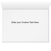 Snowfall over het Wenskaart Finley (Binenzijde Horizontaal (Onderkant))