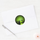 Snowfall Ronde Sticker (Envelop)