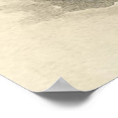 Snowfall Silence: Umbrella in the Winter Mist Poster (Hoek)