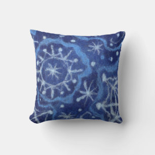 Snowfall Snowflakes Snow Flakes Flurry New Year Kussen