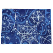 Snowfall Snowflakes Snow Flakes Flurry New Year Large Cadeautasje (Voorkant)