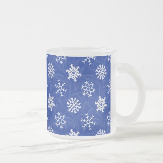 Snowfall Swirl Winter Holiday Mok (Rechts)