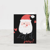 Snowfall T Shirt  Kaart (Voorkant)