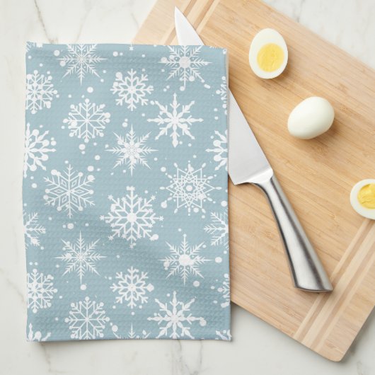 Snowfall Theedoek (Quarter Fold)