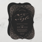 Snowfall Vakantie Party uitnodiging (Voorkant / Achterkant)