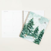 Snowfall Whispers – Winter Forest Notebook Planner (Display)