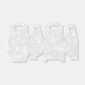 Snowfall White Bedankdoosjes (Uitgevouwen)