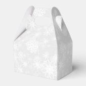 Snowfall White Bedankdoosjes (Voorkant Zijde)