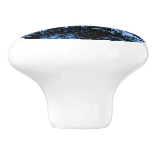 Snowfall Winter Kerstboom Keramische Knop (Zijkant)