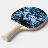Snowfall Winter Kerstboom Tafeltennisbatje (Voorkant Gekanteld)