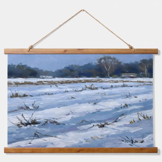 Snowfield Hangend Wandkleed (Voorkant)