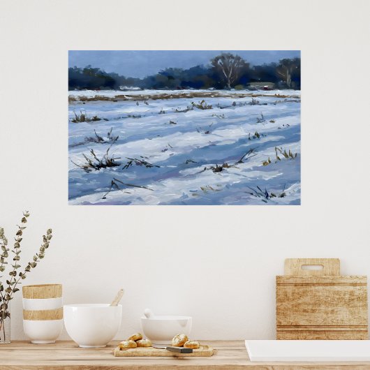 Snowfield Poster (Keuken)