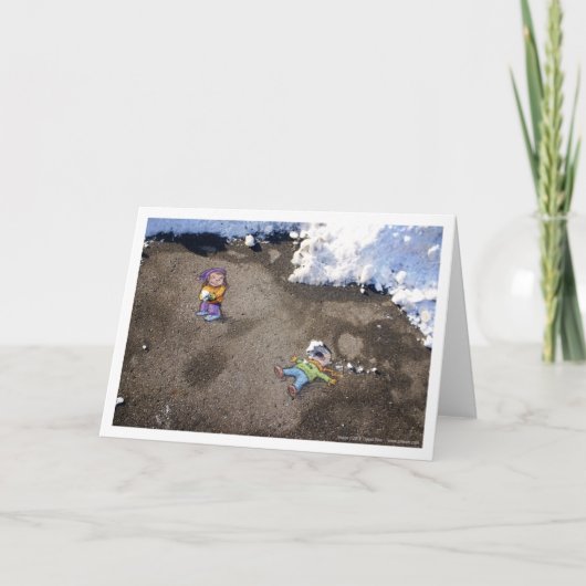 snowfight kaart (Voorkant)