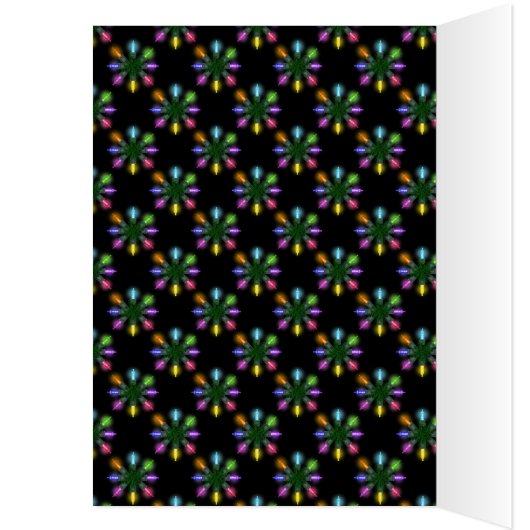 Snowflak met kerstverlichting (Binnen (Links))