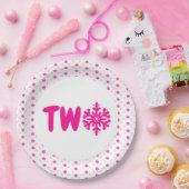 Snowflake 2e verjaardag Bord (Feest)