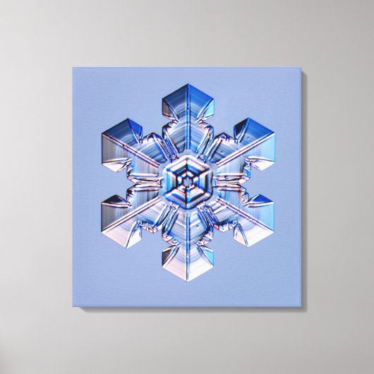 Snowflake 3 canvas afdruk (Voorkant)