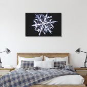 Snowflake 5 canvas afdruk (Insitu (Slaapkamer))