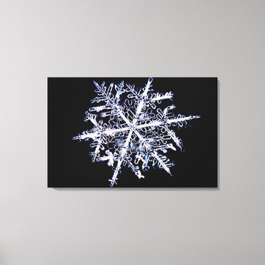 Snowflake 5 canvas afdruk (Voorkant)