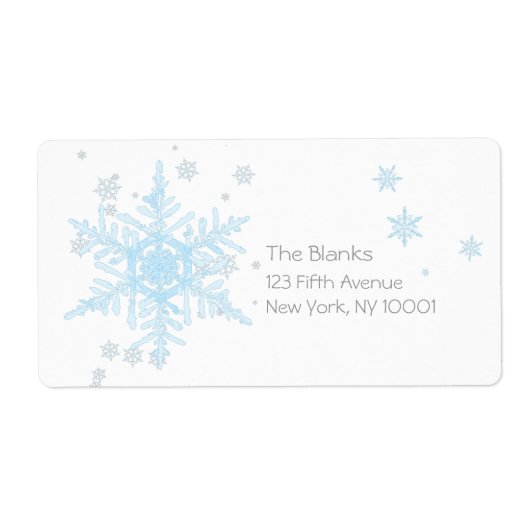 Snowflake 5 label (Voorkant)