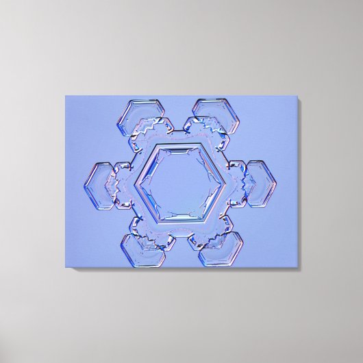 Snowflake 6 canvas afdruk (Voorkant)