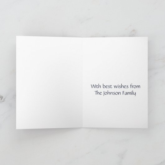 Snowflake aanpasbaar kerst wenskaart kaart (Binnen)