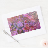 Snowflake Abstract Rechthoekige Sticker (Envelop)