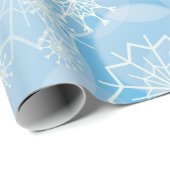Snowflake achtergrond cadeaupapier (Rol Hoek)