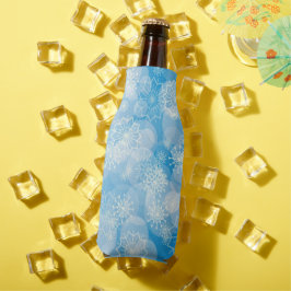 Snowflake achtergrond flesjeskoeler