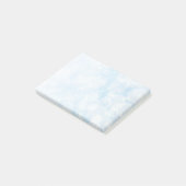 Snowflake achtergrond post-it® notes (Schuin)