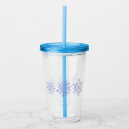 Snowflake Acryl Drinkbeker