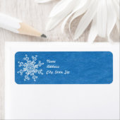 Snowflake Address Label Sjabloon (Insitu)