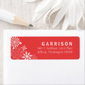 Snowflake-adreslabel Etiket (Insitu)