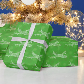Snowflake Airliner - Cadeaupapier