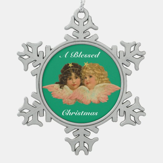 Snowflake Angels Ornament (Voorkant)
