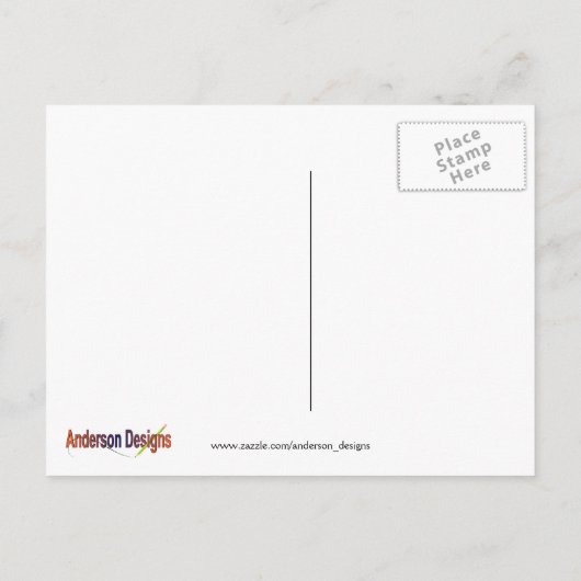 Snowflake Art Deco Patroon Briefkaart (Achterkant)