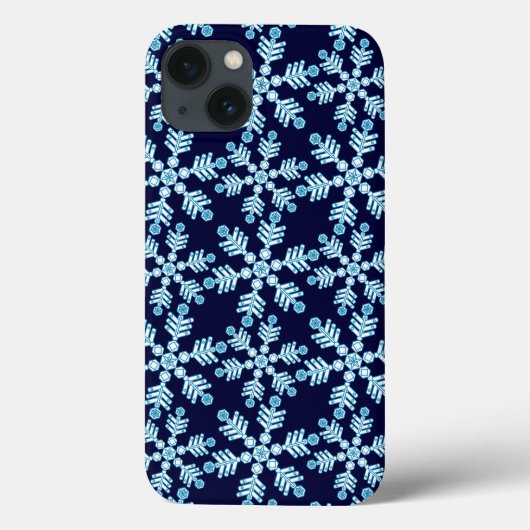 Snowflake Art Deco Patroon Case-Mate iPhone Case (Achterkant)
