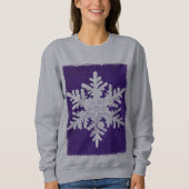 Snowflake Art Winter Holiday Sweatshirt (Voorkant)
